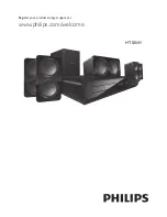 Philips HTS3541 User Manual preview