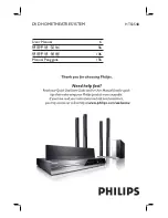 Philips HTS3548 User Manual предпросмотр