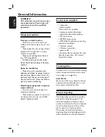 Preview for 8 page of Philips HTS3548W User Manual