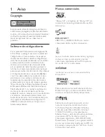 Preview for 3 page of Philips HTS3560 (Spanish) Manual Del Usuario