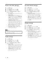 Предварительный просмотр 20 страницы Philips HTS3562 Manual