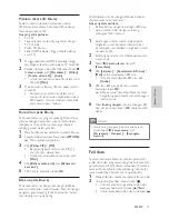 Предварительный просмотр 43 страницы Philips HTS3562 Manual