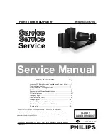 Preview for 1 page of Philips HTS3564 Service Manual