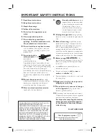 Preview for 3 page of Philips HTS3565D User Manual