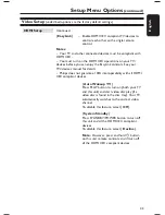 Preview for 43 page of Philips HTS3566D Quick Start Manual