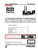 Preview for 1 page of Philips HTS3582/98 Service Manual