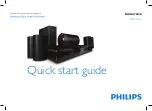 Philips HTS4561/12 Quick Start Manual предпросмотр