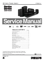 Philips HTS4561/12 Service Manual предпросмотр