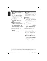 Preview for 32 page of Philips HTS5000W User Manual