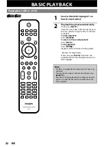 Предварительный просмотр 22 страницы Philips HTS5100B User Manual