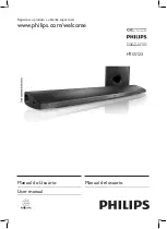 Philips HTS5123 User Manual preview