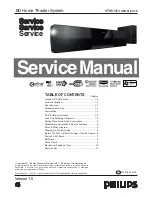 Philips HTS5131 Service Manual предпросмотр