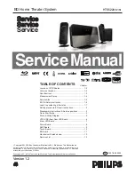 Preview for 1 page of Philips HTS5220 Service Manual