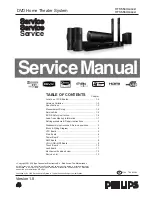 Preview for 1 page of Philips HTS5540/98 Service Manual