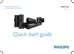 Предварительный просмотр 1 страницы Philips HTS5561/12 Quick Start Manual