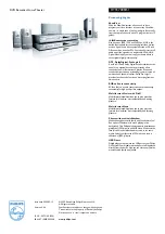 Предварительный просмотр 3 страницы Philips HTS5700R Specification Sheet