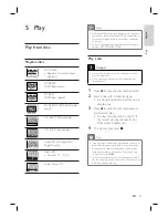 Preview for 25 page of Philips HTS6100 Quick Start Manual