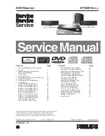 Philips HTS6510 Service Manual preview