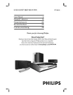 Philips HTS6510 User Manual preview