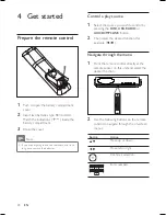 Preview for 20 page of Philips HTS6515 Quick Start Manual