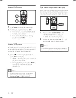 Preview for 28 page of Philips HTS6515 Quick Start Manual