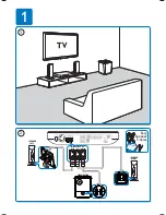 Preview for 3 page of Philips HTS7200/12 Quick Start Manual