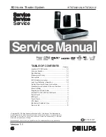 Philips HTS7202/12 Service Manual preview