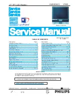 Предварительный просмотр 1 страницы Philips hudson iv 170x5 Service Manual