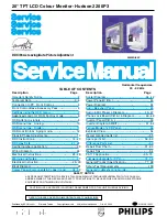 Philips Hudson2 200P3 Service Manual предпросмотр