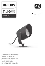 Preview for 1 page of Philips Hue 17462 P7 Series User Manual
