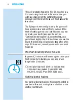 Preview for 8 page of Philips HX1512/02 User Manual