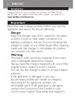 Preview for 6 page of Philips HX6631/02 User Manual