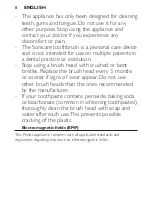 Preview for 8 page of Philips HX6631/02 User Manual