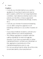 Preview for 8 page of Philips HX8274 User Manual