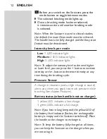 Preview for 12 page of Philips hx9110 User Manual