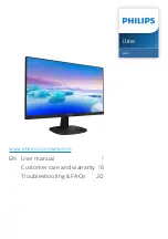 Philips i line 243i7 User Manual preview