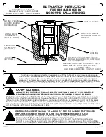 Preview for 2 page of Philips IBM Series Installation Instructions