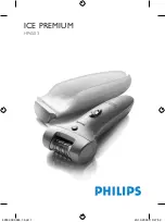 Philips ICE PREMIUM HP6503 User Manual preview