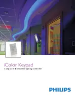 Preview for 1 page of Philips iColor Keypad Product Manual