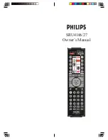 Preview for 1 page of Philips Icon SRU4106 Owner'S Manual