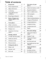 Preview for 3 page of Philips ID555 User Manual