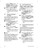 Preview for 30 page of Philips ID555 User Manual