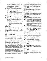 Preview for 35 page of Philips ID555 User Manual