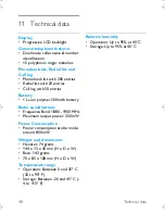 Preview for 50 page of Philips ID555 User Manual