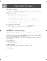 Preview for 4 page of Philips ID937 User Manual