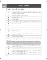 Preview for 8 page of Philips ID937 User Manual