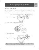 Предварительный просмотр 9 страницы Philips ID9370B/37 User Manual