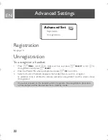 Предварительный просмотр 22 страницы Philips ID9370B/37 User Manual