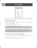 Предварительный просмотр 24 страницы Philips ID9371B/37 User Manual