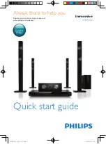 Philips Immersive HTB7590D Quick Start Manual preview